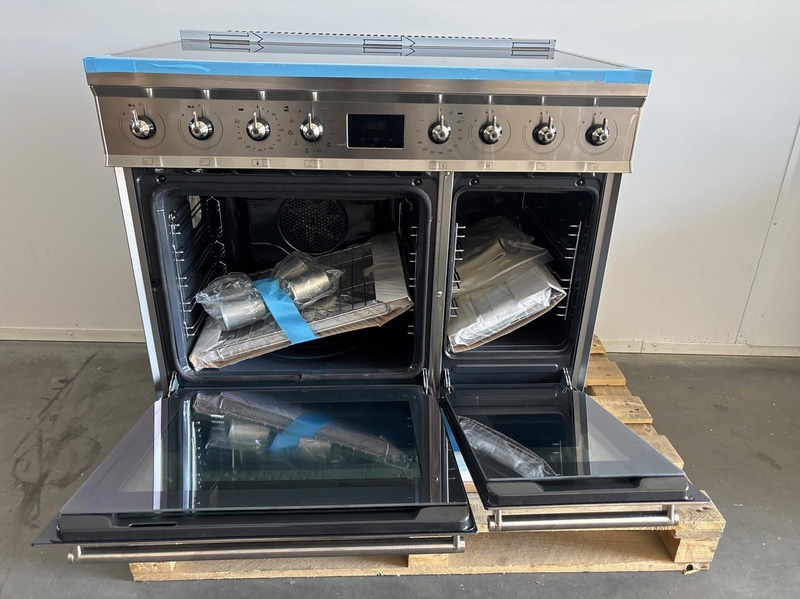 Smeg Induction Range Cooker 90x60 cm Stainless Steel Classic C92IPX2