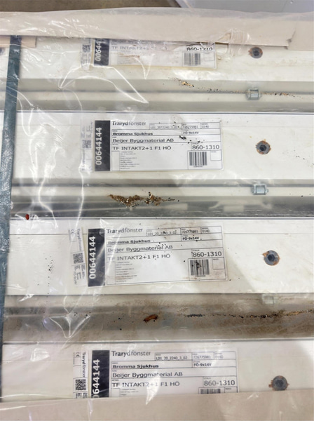 4 st. Fönster Trarydfönster, 860x1310