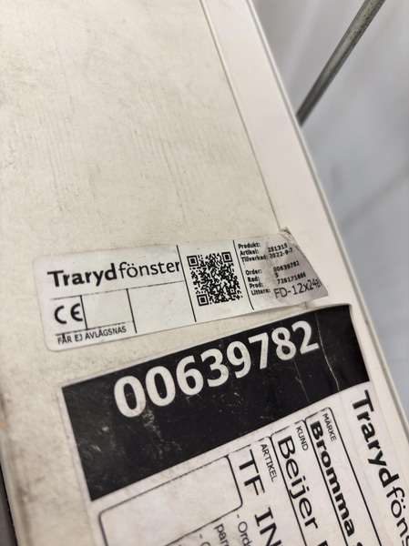 Dörr Trarydfönster, 11x2310