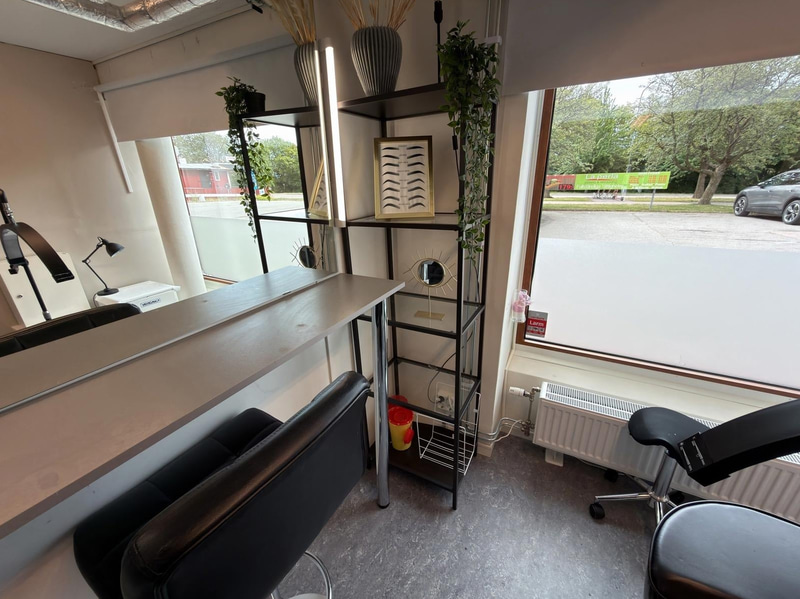 Treatment room with treatment chair, etc.