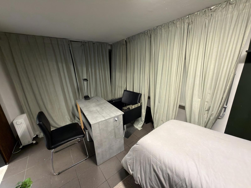 Hair treatment room, etc.