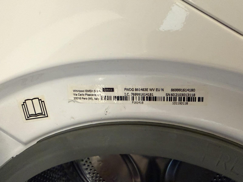 Tvättmaskin Whirlpool, 8+6 kg