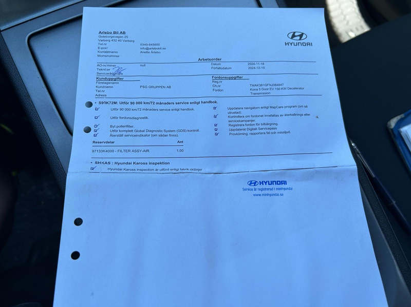 Personbil Hyundai Kona Electric -2023 | EL