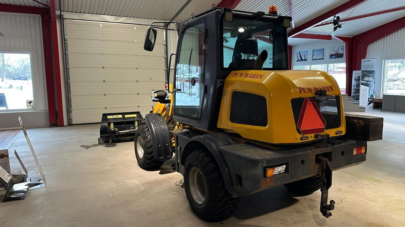 Hjullastare HAITU ZL918D med vikplog, Skopa, Lyftbom, Gafflar, nersänkt 50 kula