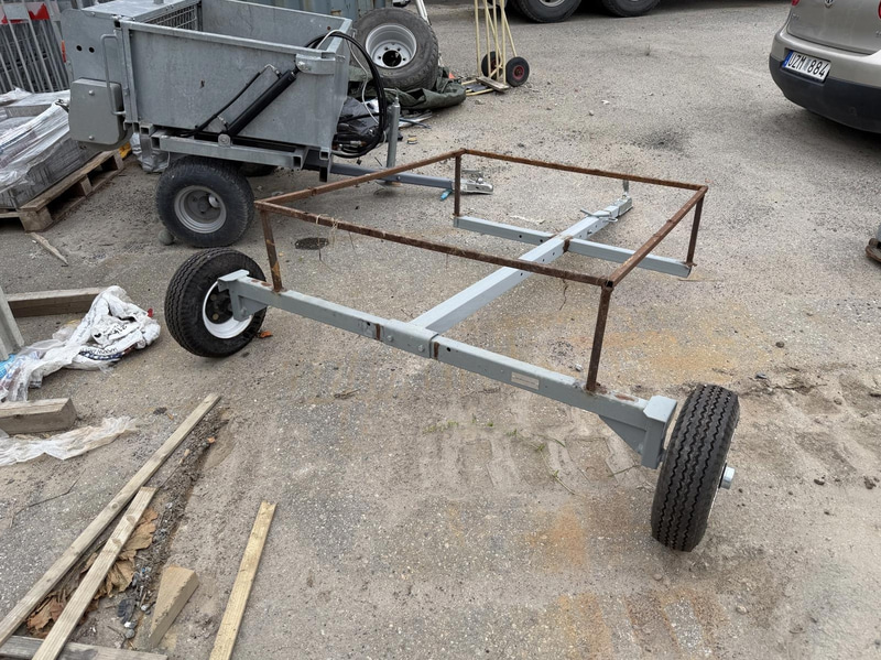 Homemade trailer for 1,000-litre IBC tank