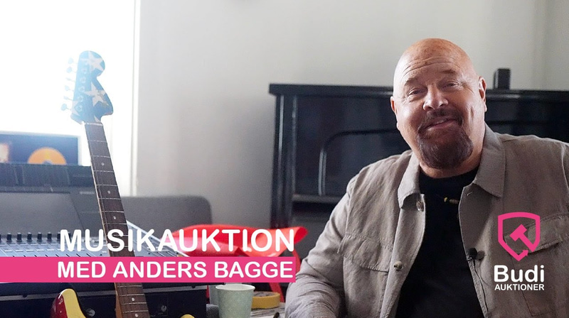 Anders Bagges musikutrustning auktioneras ut på Budi