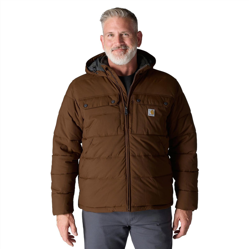 VINTERJACKA CARHARTT, MONTANA LOOSE FIT, INSULATED JACKET, RED DUCK, STL. L