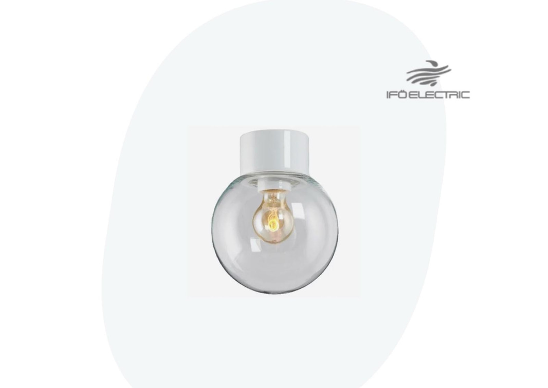 TAKARMATUR IFÖ ELECTRIC CLASSIC GLOB 180 IP54, RAK, E27, RAK