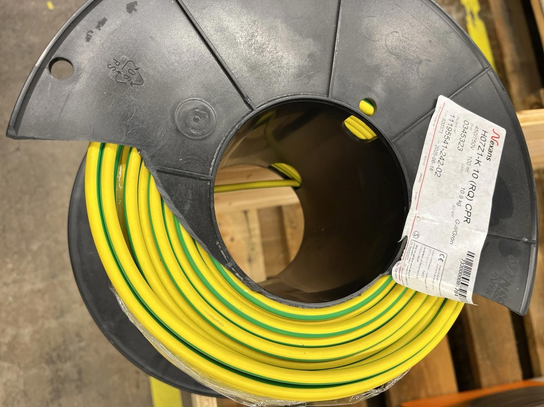 KABEL NEXANS RQ 10 450/750V GUL/GRÖN B100 (*0)