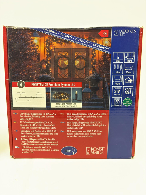 (NEW) 2 PCS. STRING LIGHTS, KONSTSMIDE, DIFFERENT MODELS