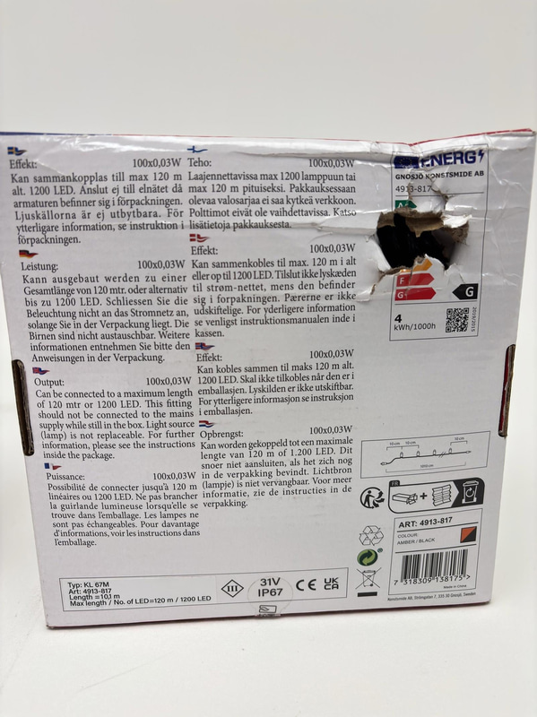 (NEW) 2 PCS. STRING LIGHTS, KONSTSMIDE, DIFFERENT MODELS