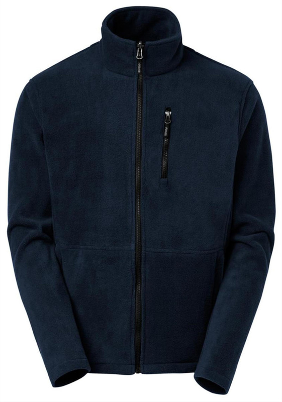 (NEW) 4 PCS. AMES 424-28 FLEECE JACKETS, NAVY, SIZE XXL