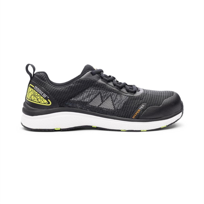 (NEW) MONITOR THREE 100 NINETY S1P SAFETY SHOE, BLACK, SIZE 43