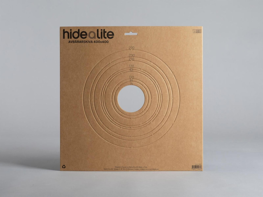 (NEW) 2 PCS. HIDE-A-LITE SUPPORT PLATES 400 X 400 MM, 20 PCS