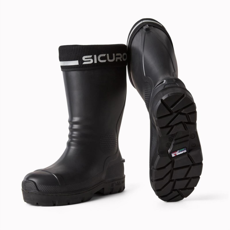 (NEW) CAMMINARE SICURO S5 EVA SAFETY BOOT BLACK SIZE 42