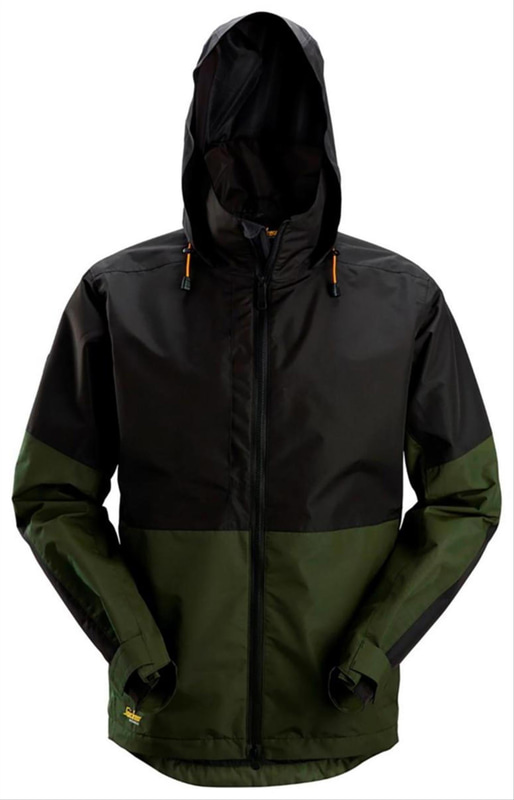 SKALJACKA SNICKERS 1304-3104, GRÖN\/SVART AW STL. 3XL