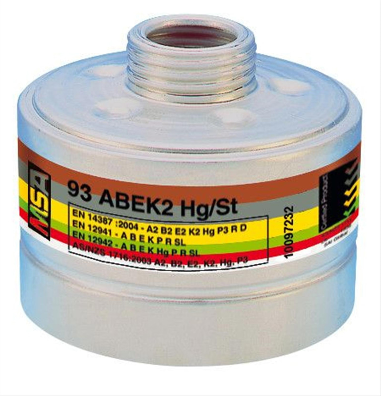 3 ST. MSA SAFETY FILTER 93 ABEK2-HG/ST