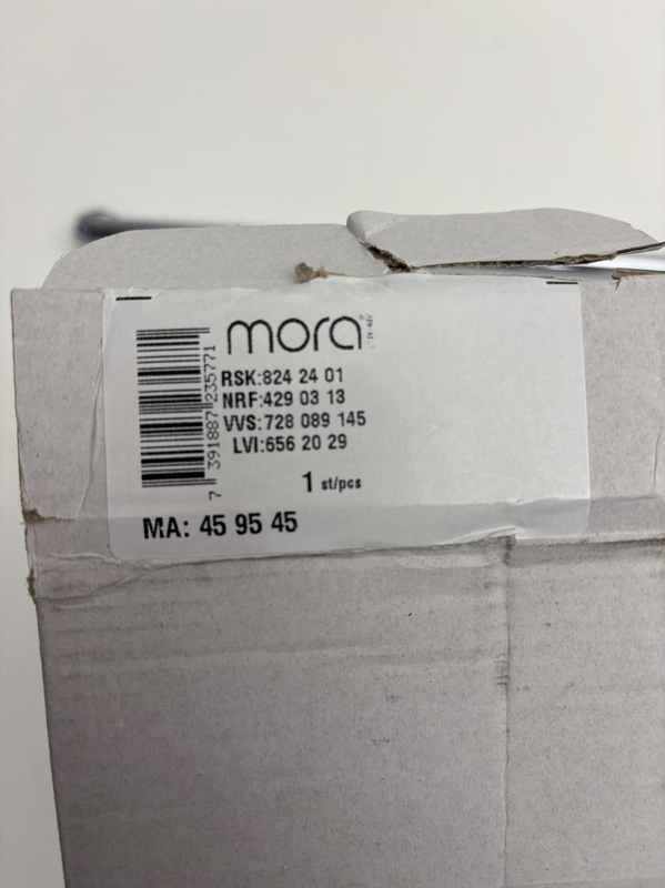 2 ST. UTLOPPSPIP MORA MMIX\/CERA UND.LIG, 450 MM 9 LIT\/MIN 459545