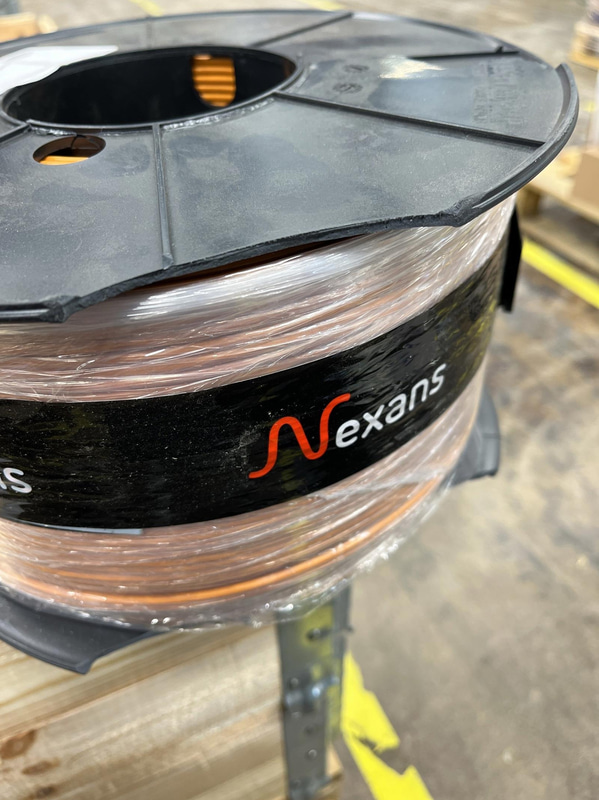 FLATKABEL NEXANS RKUB 2X2.5 ORA/SV 90V PVC B250 (0*) ORANGE,SVART
