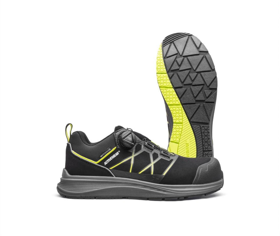 SKYDDSSKO ACTIVEWEAR KIPP 7678, S7S FITGO SVART STL. 47