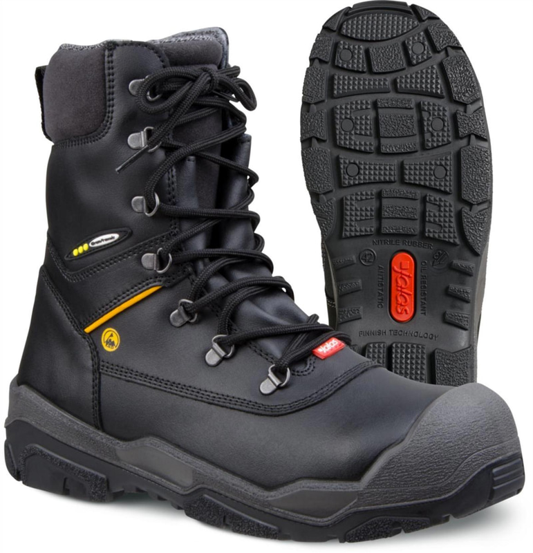 (NEW) JALAS 1878 OFFROAD SAFETY BOOT, S3, BLACK, LINED, SIZE 38