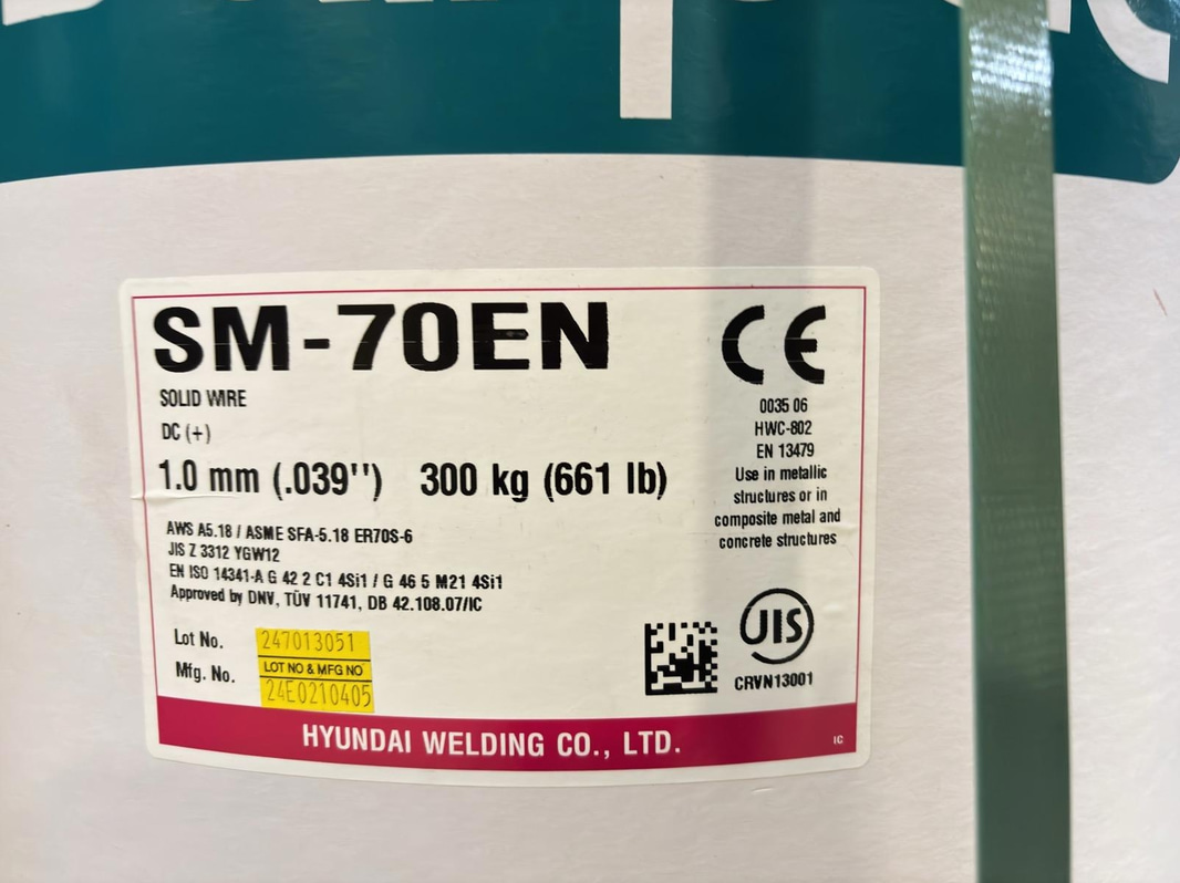 SOLIDTRÅD HYUNDAI SG3 SM-70EN 1.0*300 BALL PAK
