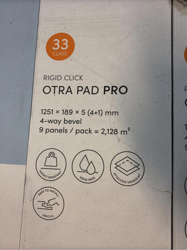 (NEW) VINYL FLOORING PERGO OTRA PAD PRO MODERN COFFEE OAK 17.024M²