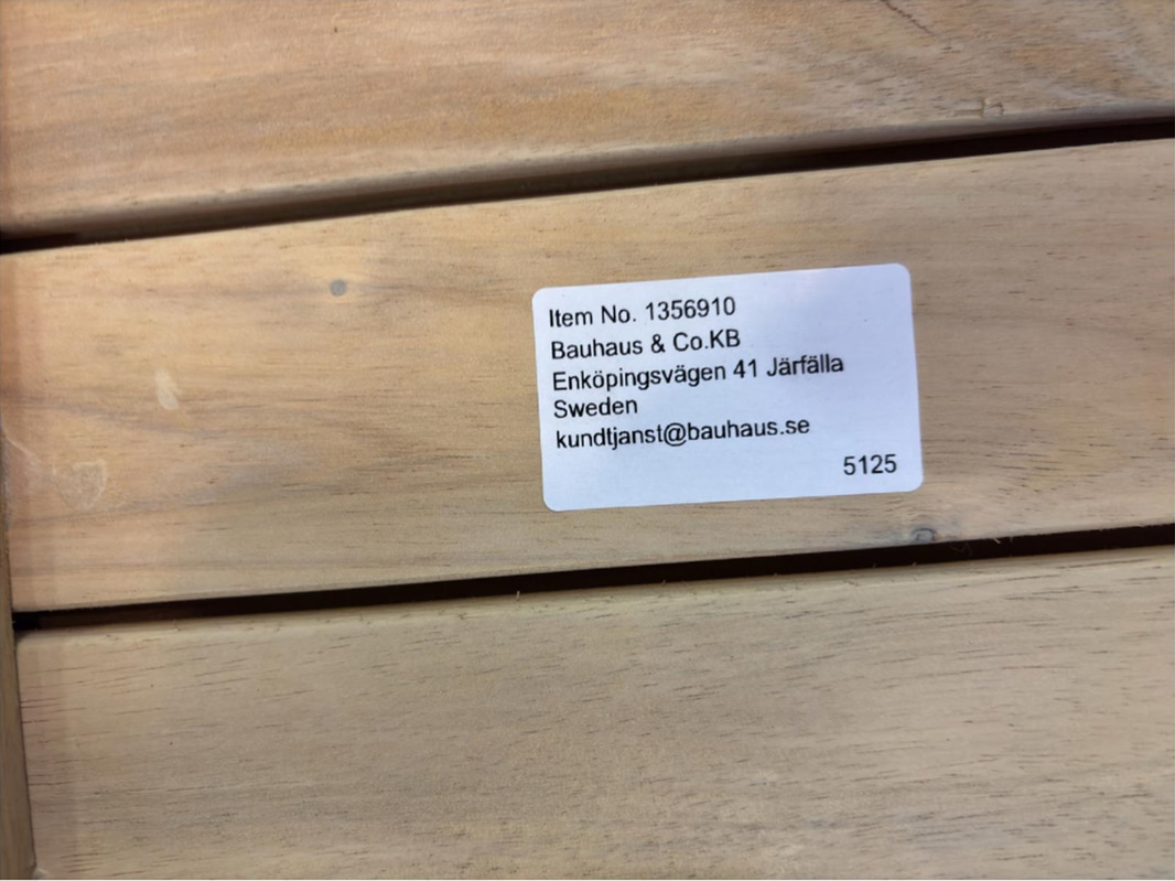 (NEW) SUNFUN INGMARSÖ DINING TABLE, NATURAL ACACIA