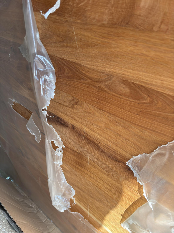 (NEW) NQD SURFACES WOODLAND BROWN RUSTIC OAK WORKTOP 27X940X2400M