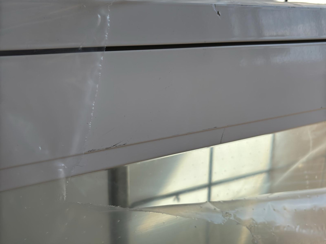 (NEW) SOLID ELEMENTS ALUMINIUM PATIO DOOR FULLY GLAZED 3-PANE VHDSAL 9X21 LEFT-HINGED