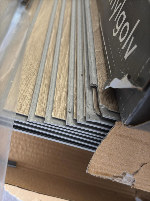 (NEW) VINYL FLOORING ANELYST BASIC OAK GREY 7.96M²
