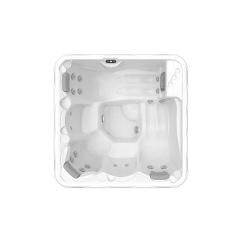 (NEW) WELLIS CALLISTO HOT TUB 5-SEATER 20 JETS ICE WHITE+COVER LIFTER