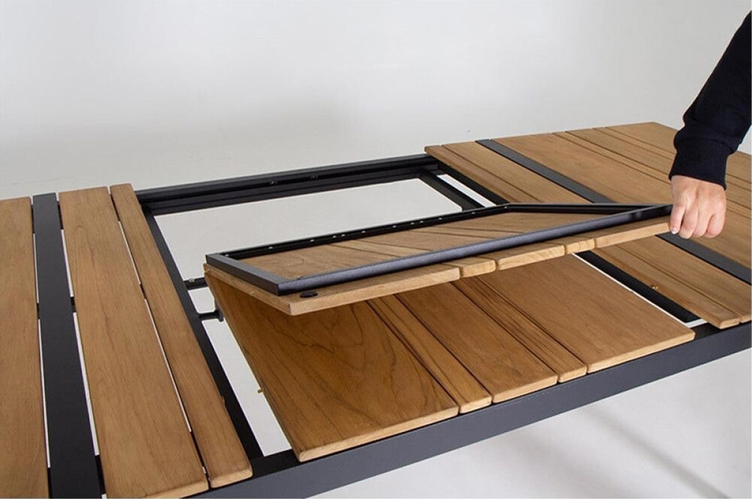 NY) MATBORD SENSUM OUTDOOR LIVING, DANVIKEN UTDRAGBART, BRUN