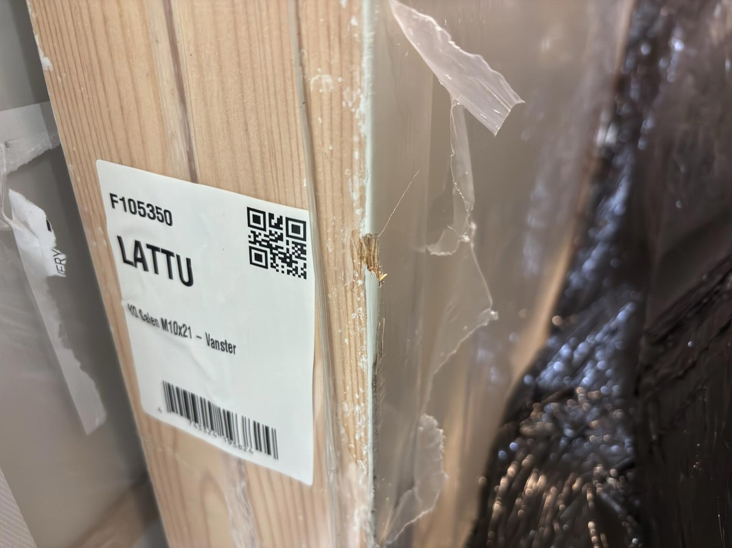 YTTERDÖRR SOLID ELEMENTS SÄLEN 10X21 VÄNSTER VIT