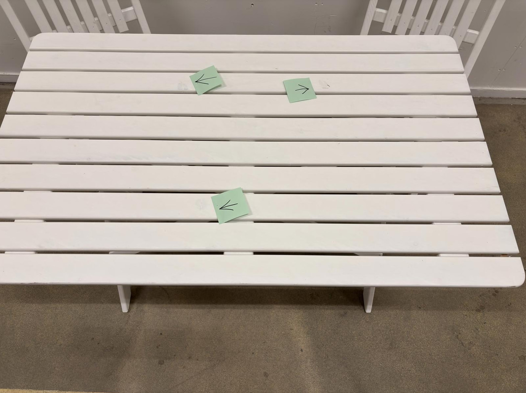 2 Folding Chairs incl. Table, Baltic Garden