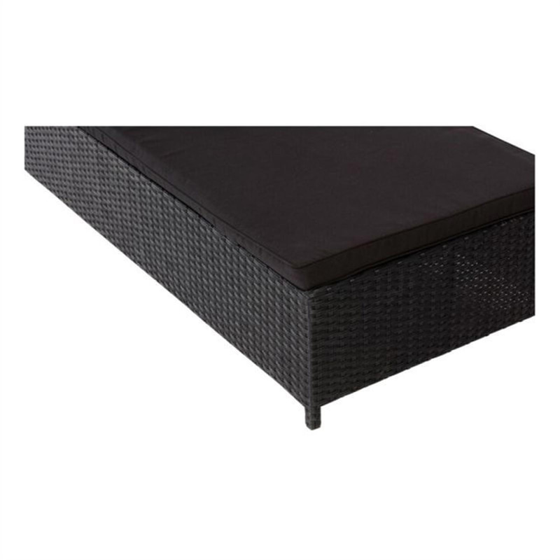 (NEW) SUN LOUNGER SUNFUN VASSE BLACK