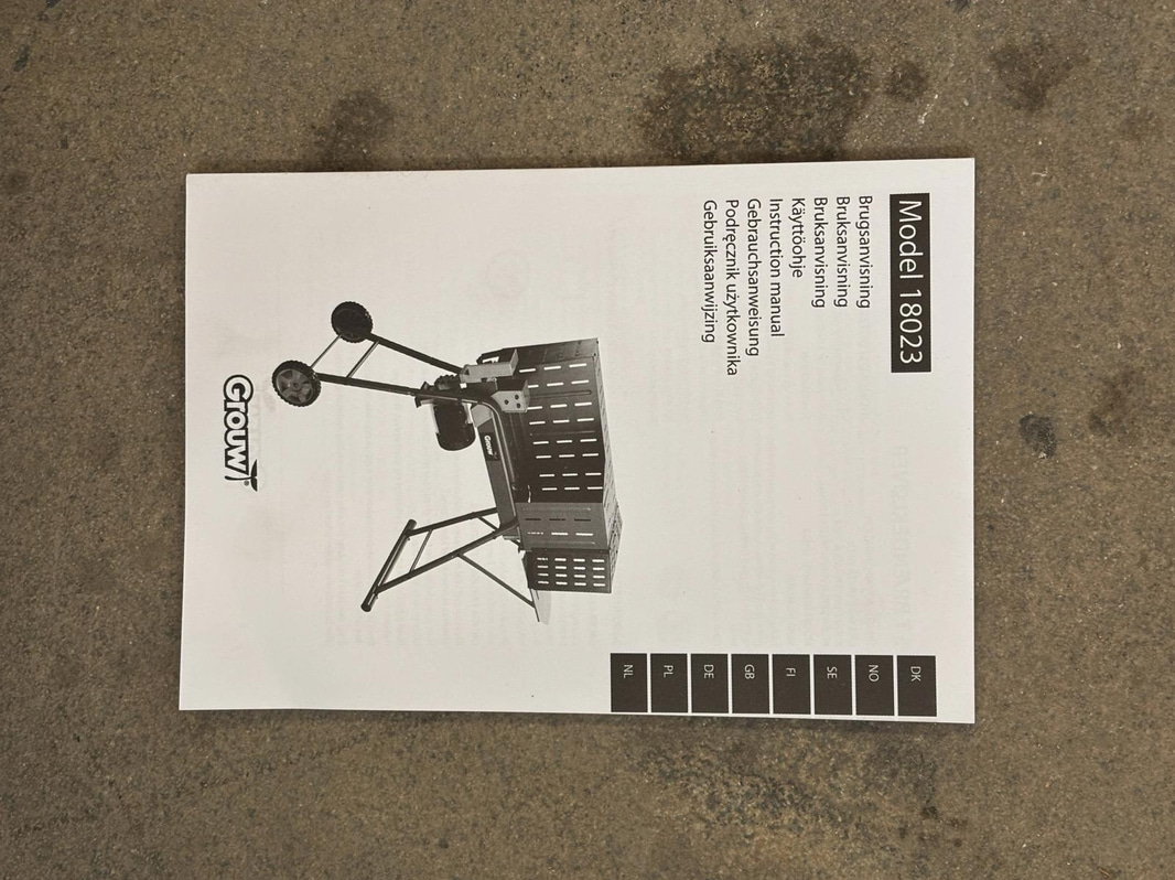 Log Splitter Grouw 500 kg 1500 W - For parts/repair