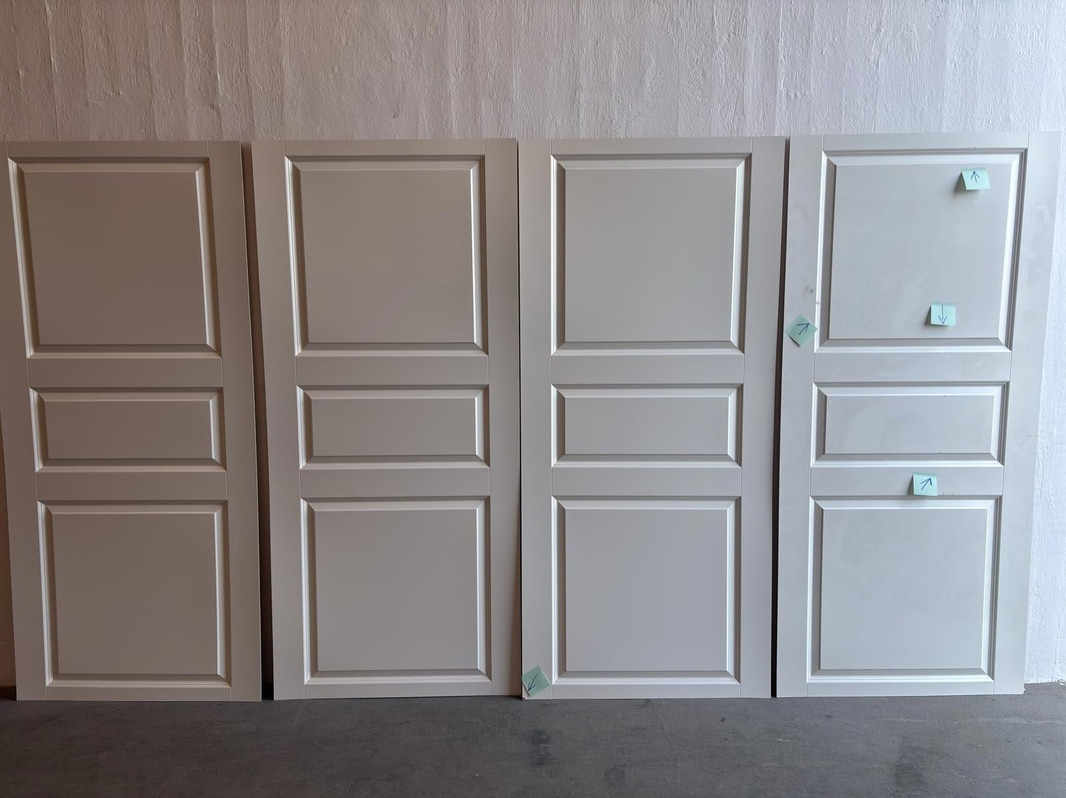 5 st. PANEL LUNDBERGS SOLLIDEN VITLACKAD 1845X837MM