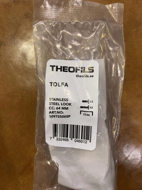 25 ST. HANDTAG THEOFILS TOLFA CC64 ROSTFRI