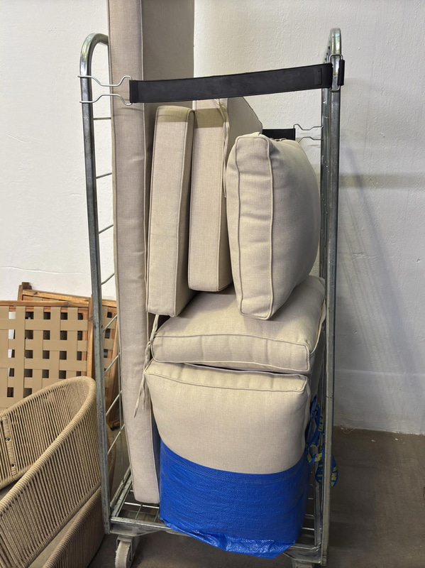 (NEW) SUNFUN HÄRNÖSAND 3-SEAT SOFA SET, NATURAL ACACIA