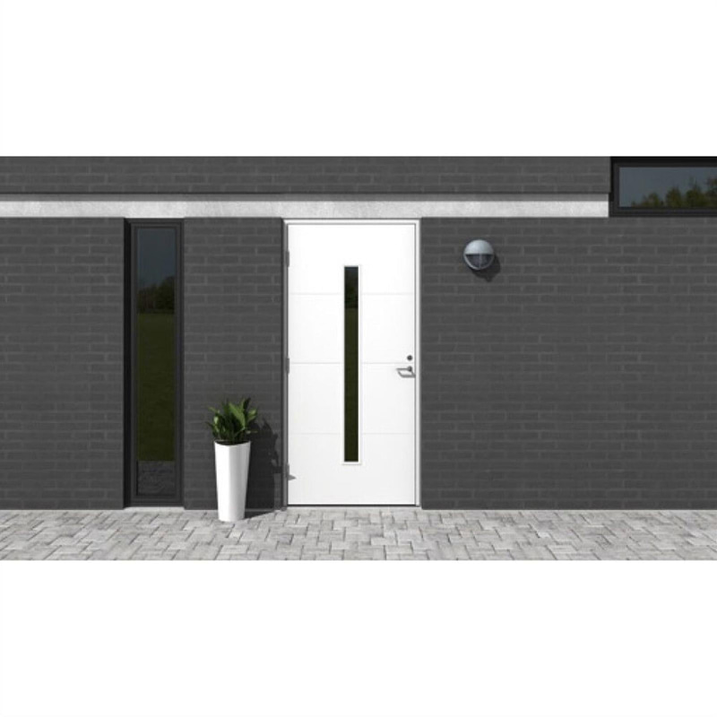 YTTERDÖRR SOLID ELEMENTS VÄXJÖ 9X21 VÄNSTER VIT