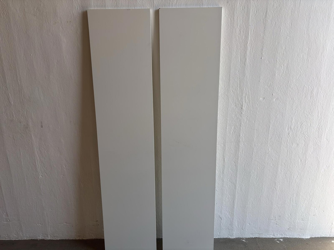 (NEW) 2 PCS. ELFA MELAMINE SHELVES 1800X400X19MM
