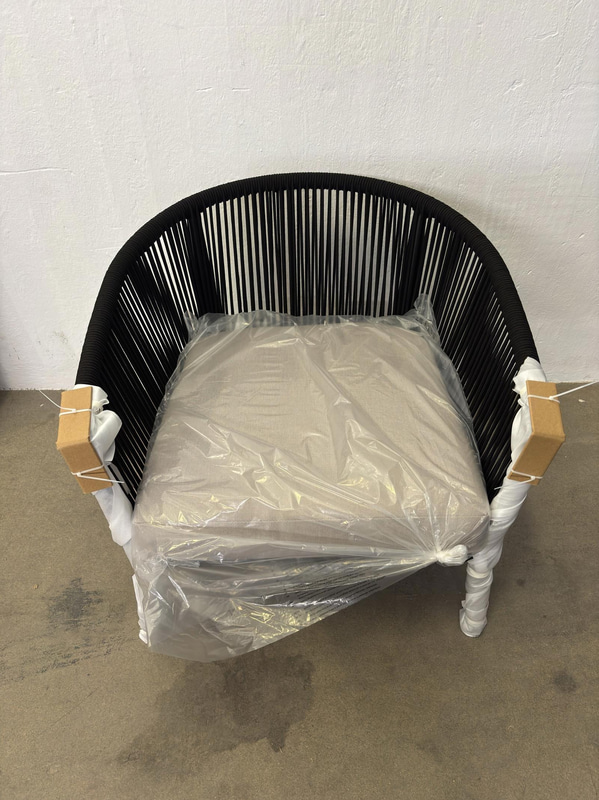 (NEW) 2 armchairs incl. coffee table, Sunfun Finnhamn