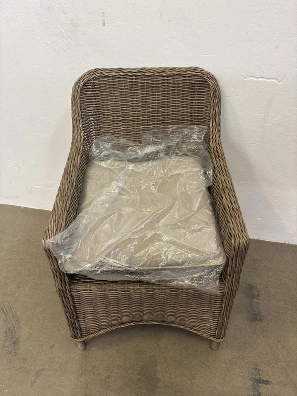 (NEW) 2 Sunfun Armchairs, Natural