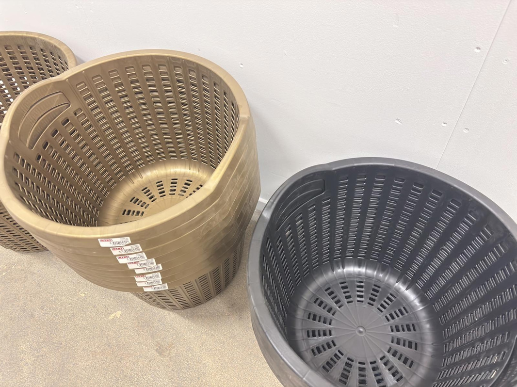 (NEW) Lot of leaf baskets, NYBY, Ergo, different models and sizes