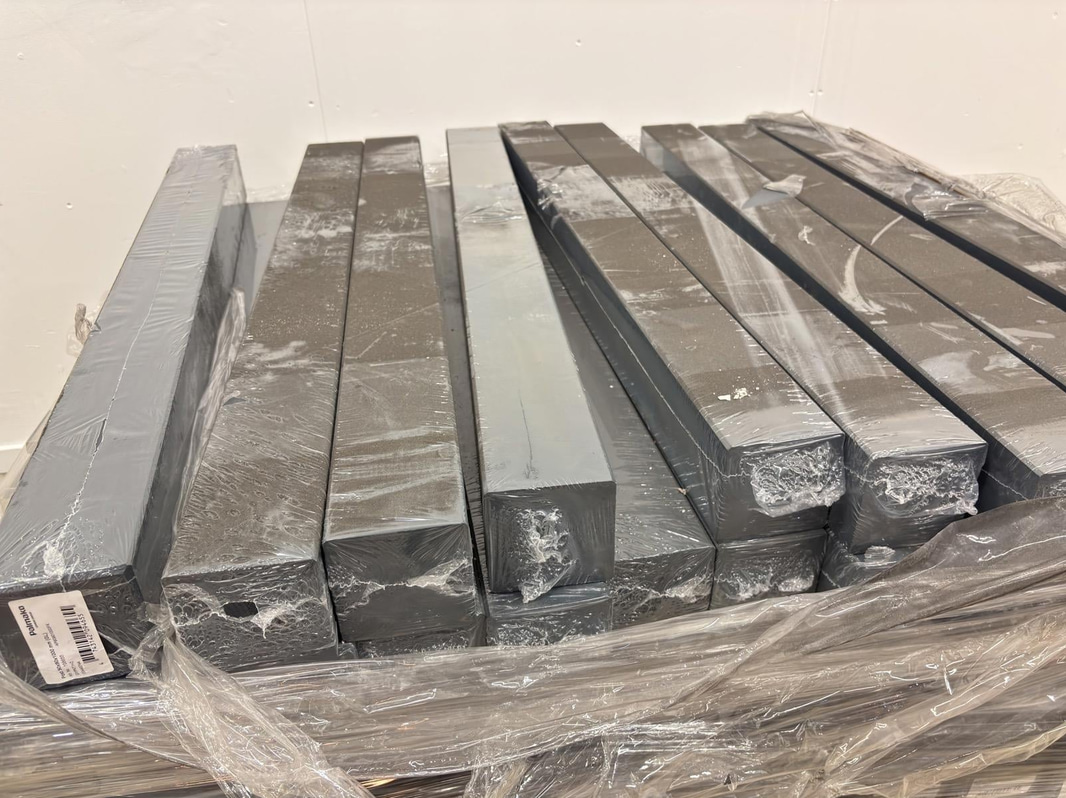 Parti med Stolpar Palmako, limträ 90x90x1000mm