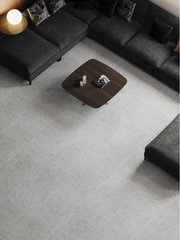 (NEW) Lot of Öland Grey Floor Tiles 60x60 cm, total approx. 36.38 m²