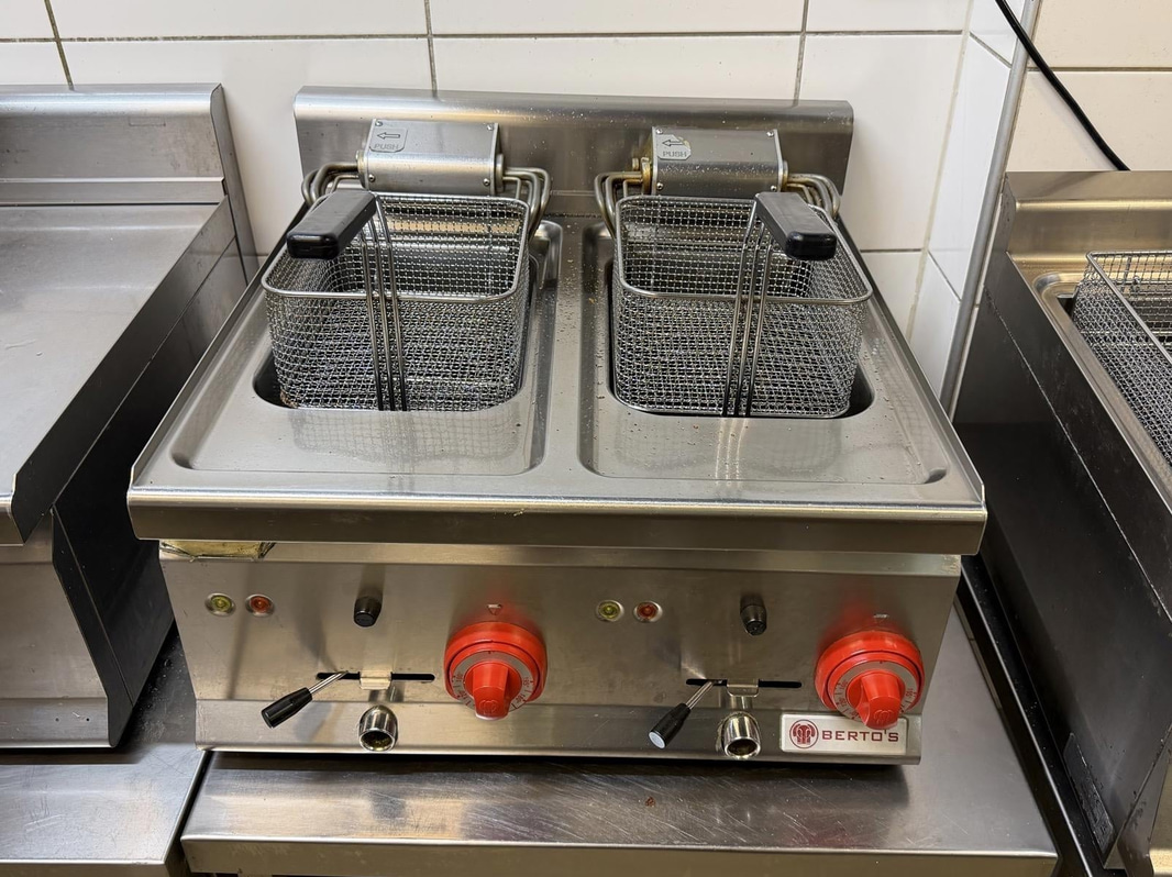 Fritös Berto's E6F10-6B, 12 kW, 3-fas
