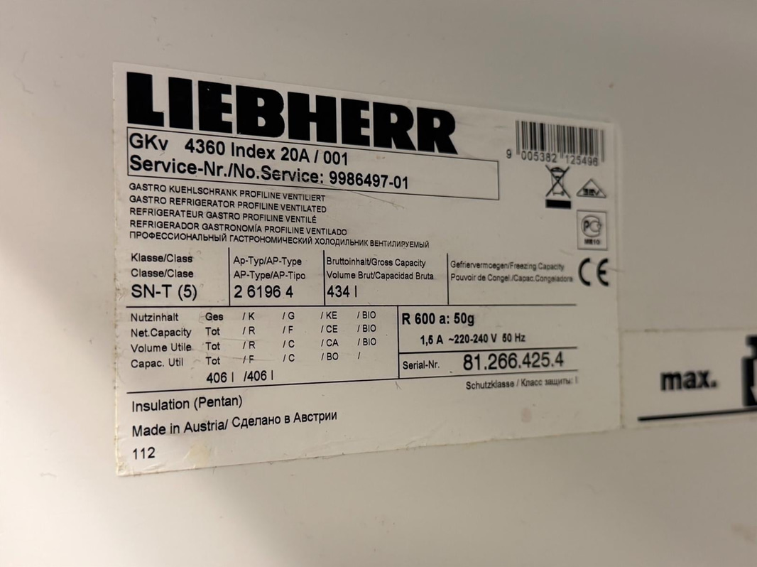 2 st rostfria kylskåp Liebherr