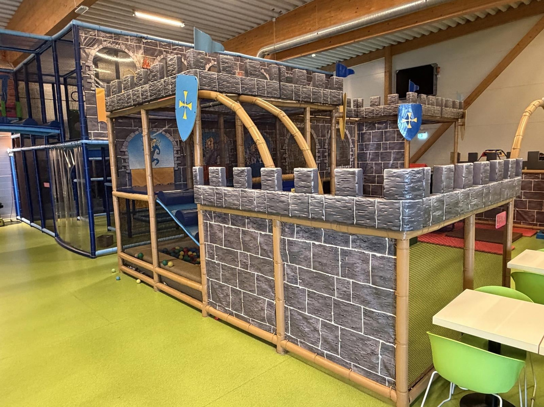 Large indoor playground, PlayCo, length approx. 37 metres